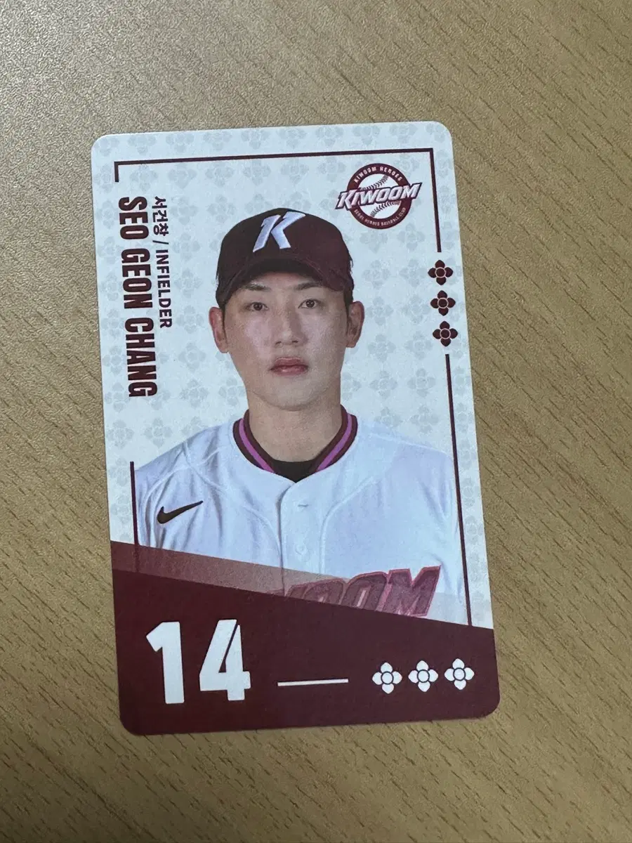 KBO 팔도비빔면 키움 히어로즈 서건창 선수 카드