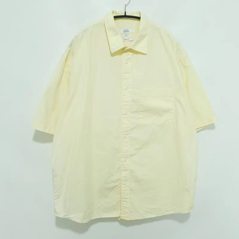 무탠다드 릴렉스드 포플린 반팔 셔츠 XL_S2596