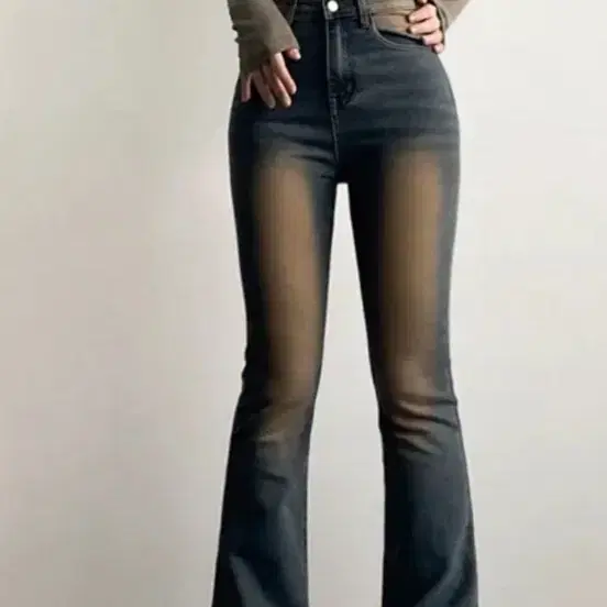 부츠컷 청바지