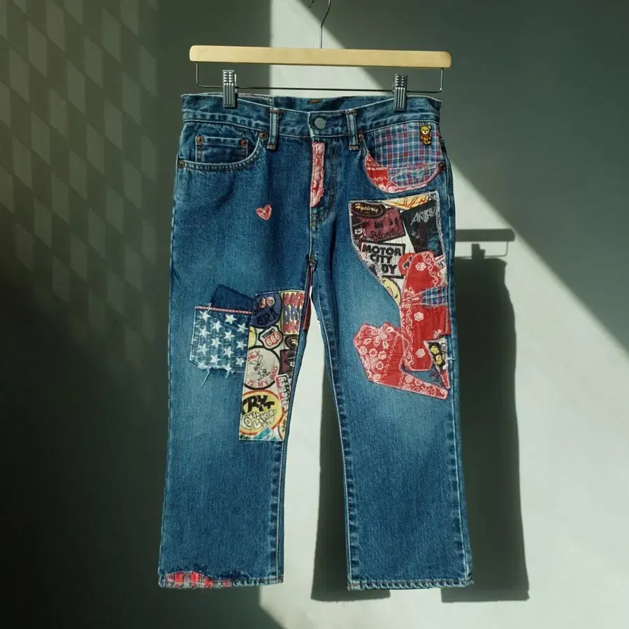 90s Hysteric Glamour Denim Capri pants