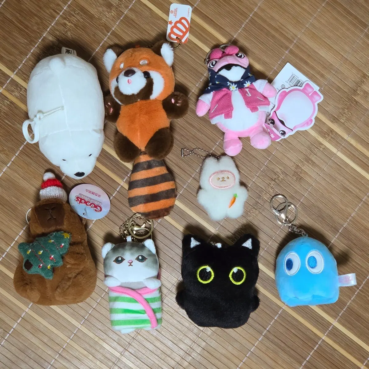 인형 키링 여러가지 팔아요