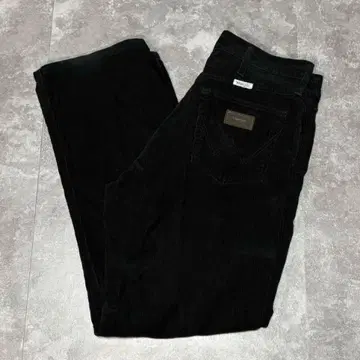 Wrangler 랭글러 블랙 코듀로이 와이드 팬츠 W32 M