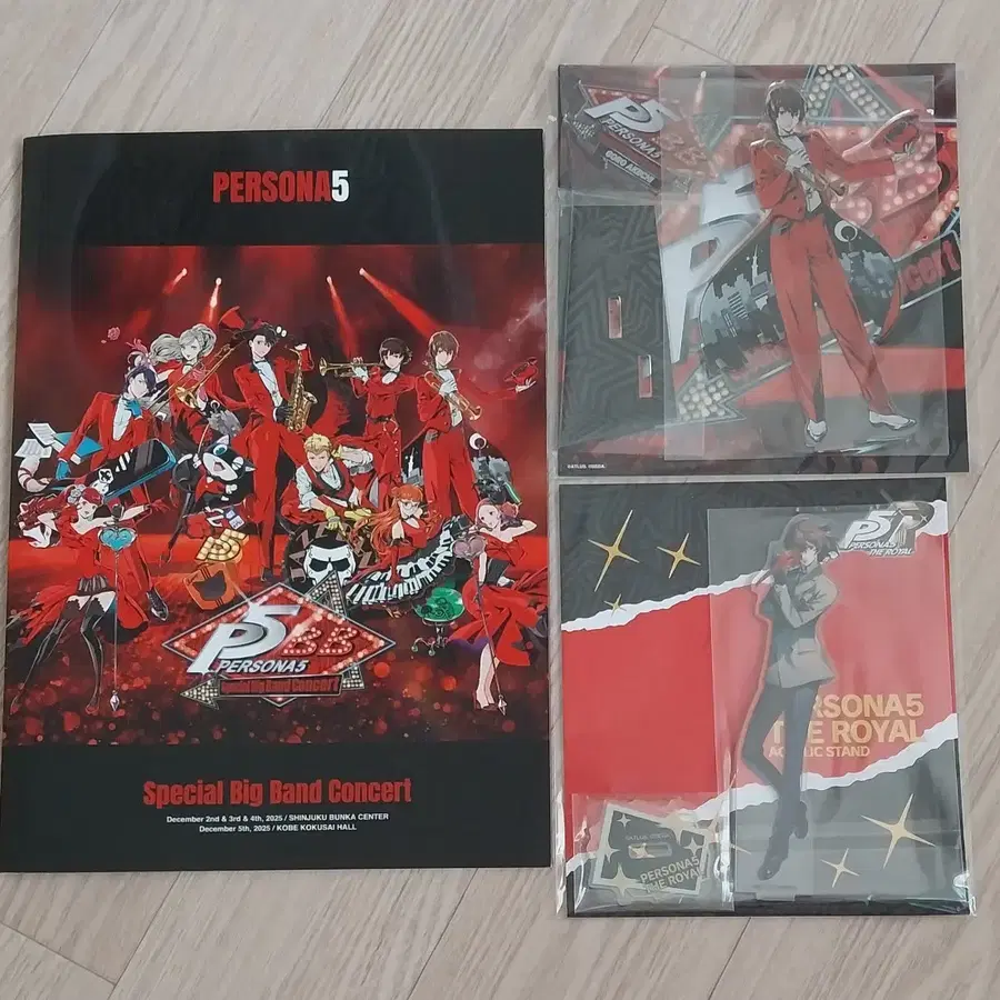 페르소나5 아케치 아크릴+P5BB 팜플렛