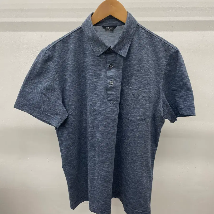 100)갤럭시 반팔 카라 티셔츠