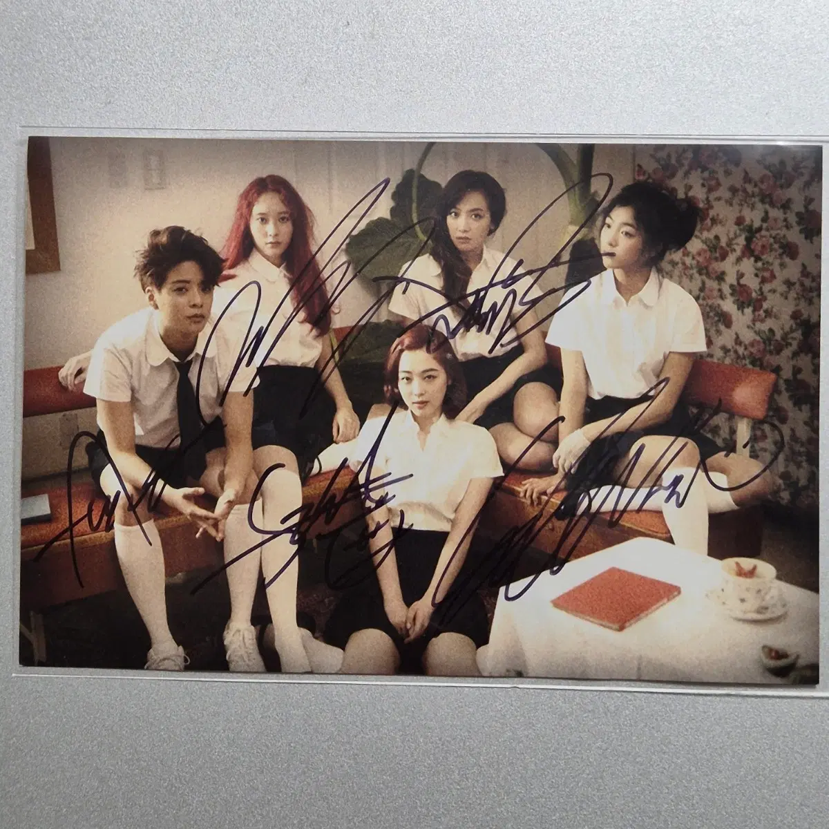 에프엑스 f(x) 핑크테이프 pinktape 첫사랑니 빅토리아 엠버 루나 설리 최진리 크리스탈 정수정 친필싸인 포카 엽서 인화사진 민희진 앨범 sm 팝업 굿즈