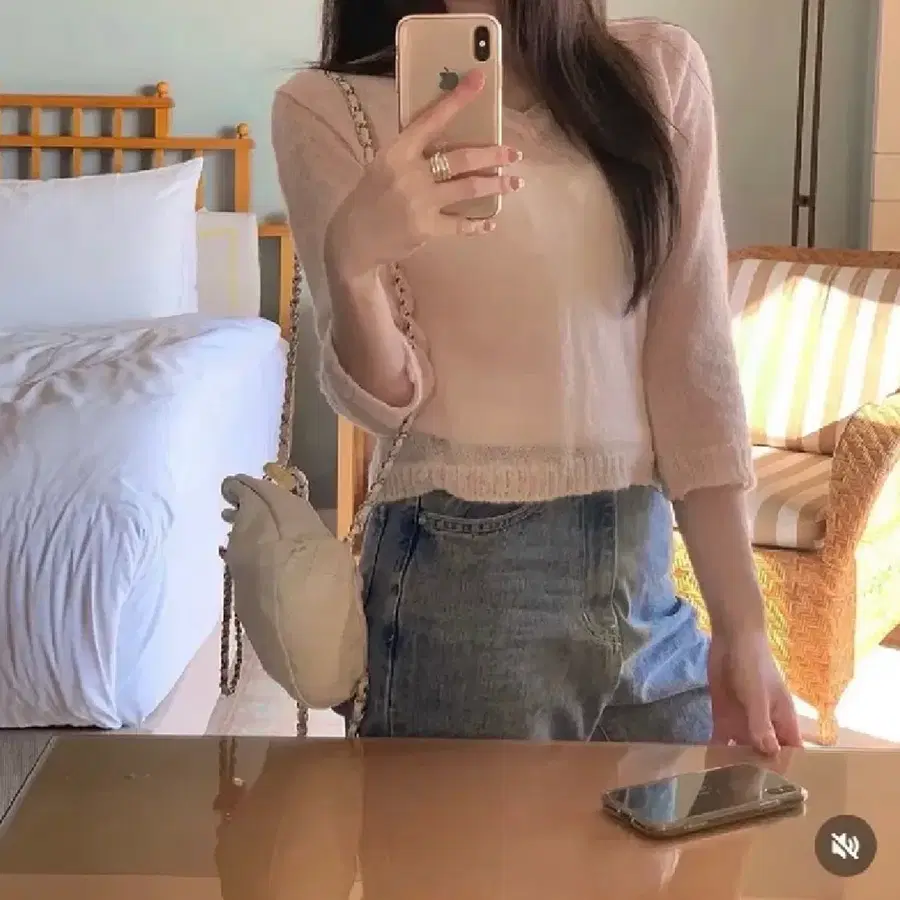라플리에 베티니트 veti knit 베이비핑크 새상품