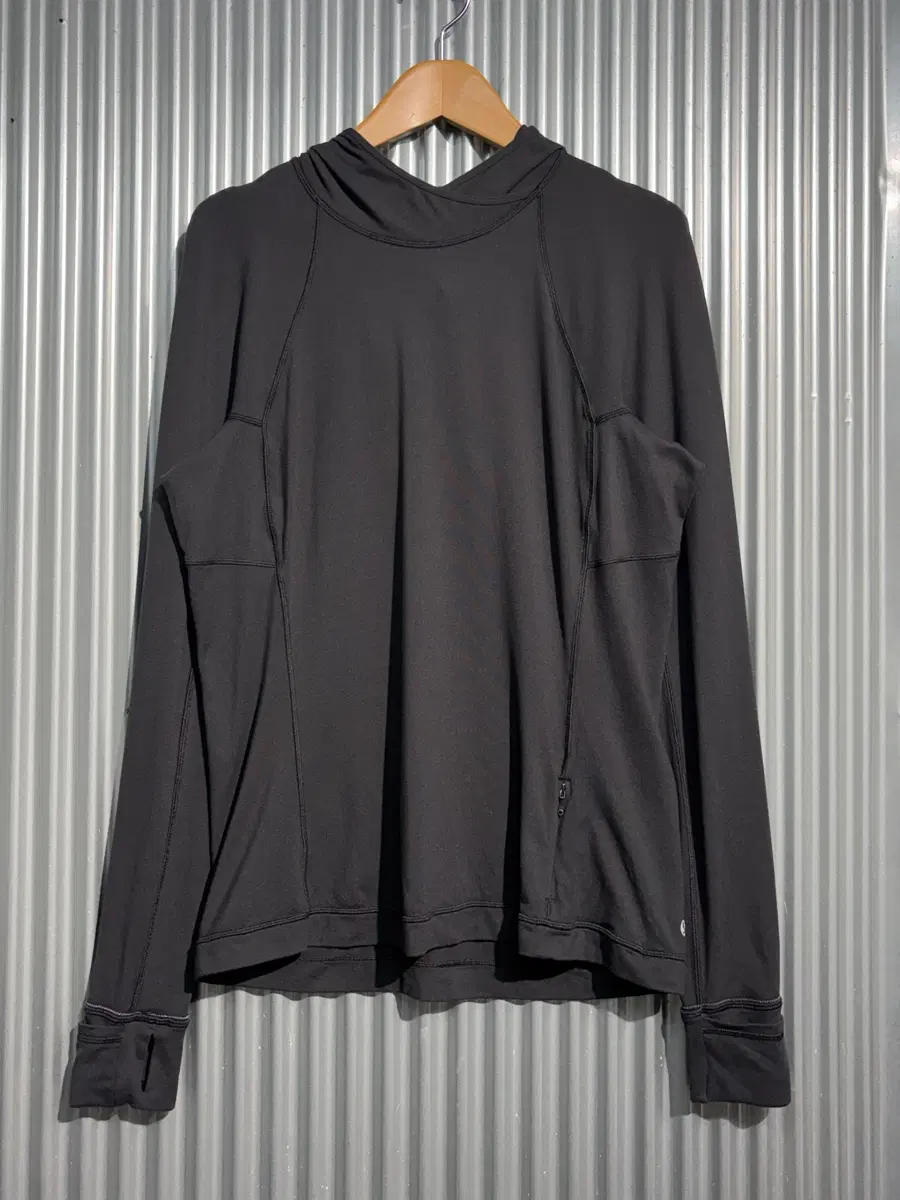 [12(170/100A)] 룰루레몬 lululemon 후디 풀오버 러닝 후드 블랙 5.9