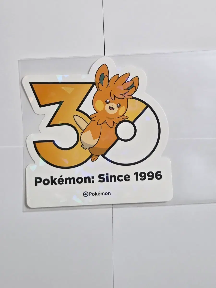 포켓몬 30주년 로고 스티커 빠르모트