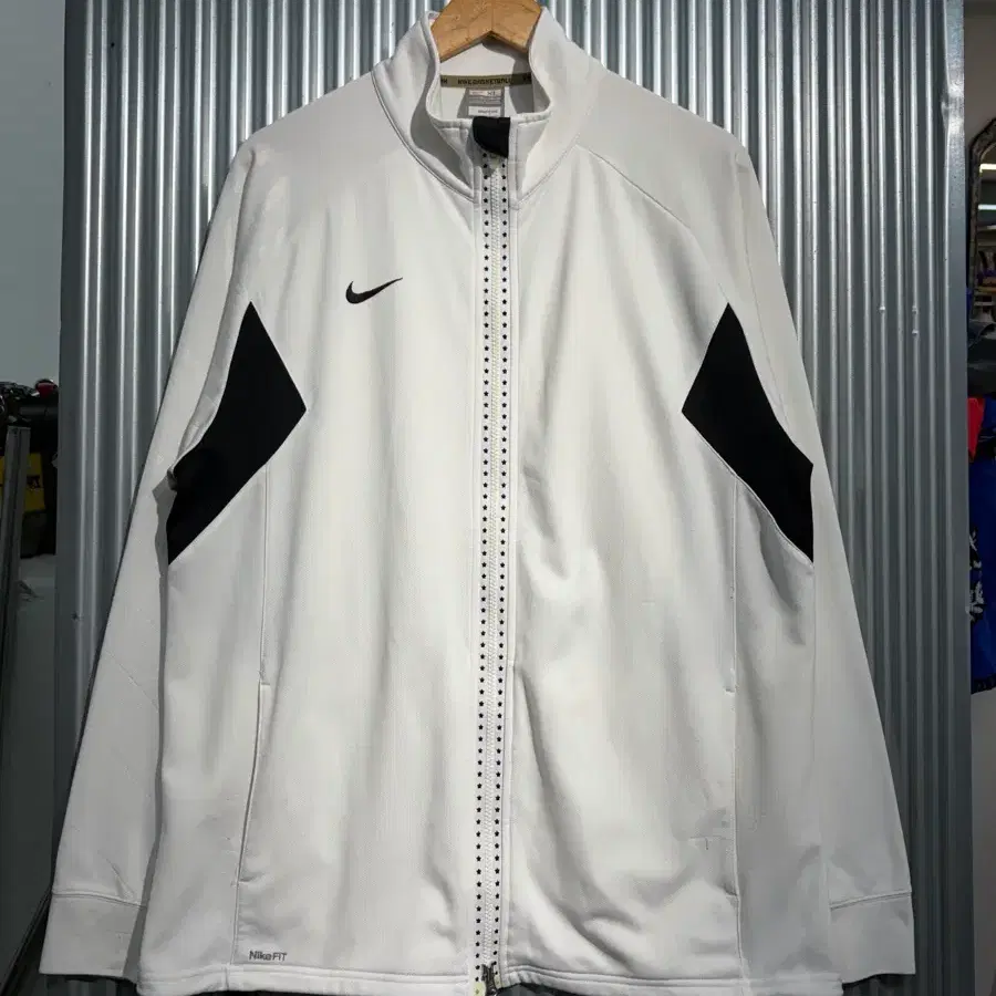 [XL(105)] 나이키 NIKE 바스켓볼 웜업 집업 트랙 자켓 화이트 5.9