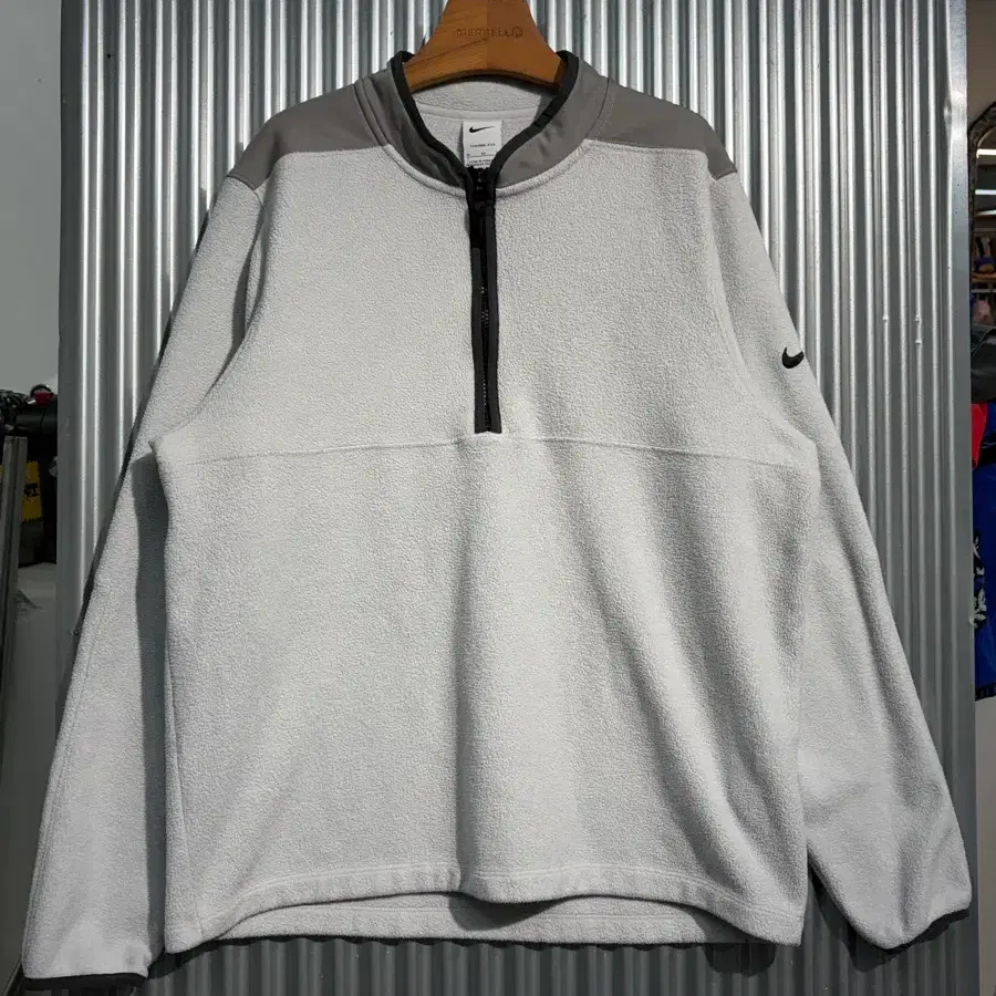 [XL(105)] 나이키 NIKE 써마핏 하프집업 플리스 후리스 라이트그레이 4.5