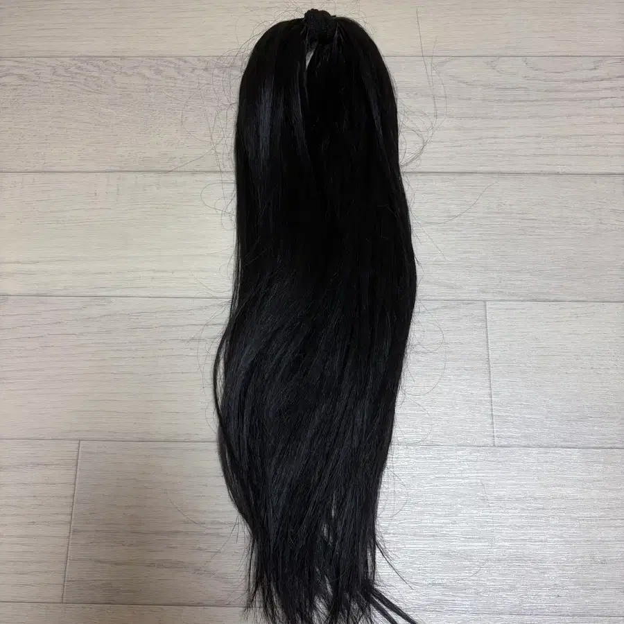 18인치 흑발 붙임머리