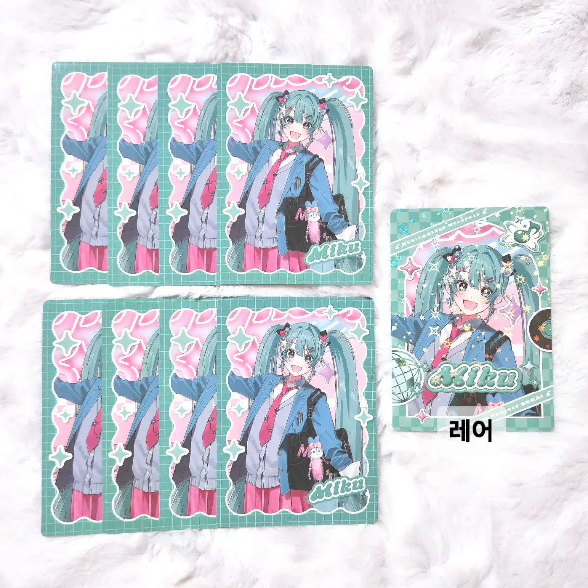 보컬로이드 하츠네 미쿠 프로세카 프세카 메로파레 카페 트레카 레어 포토카드