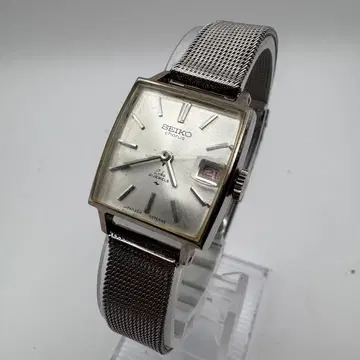 SEIKO Chorus Echo 21석 수동 와인딩 스퀘어 작동품