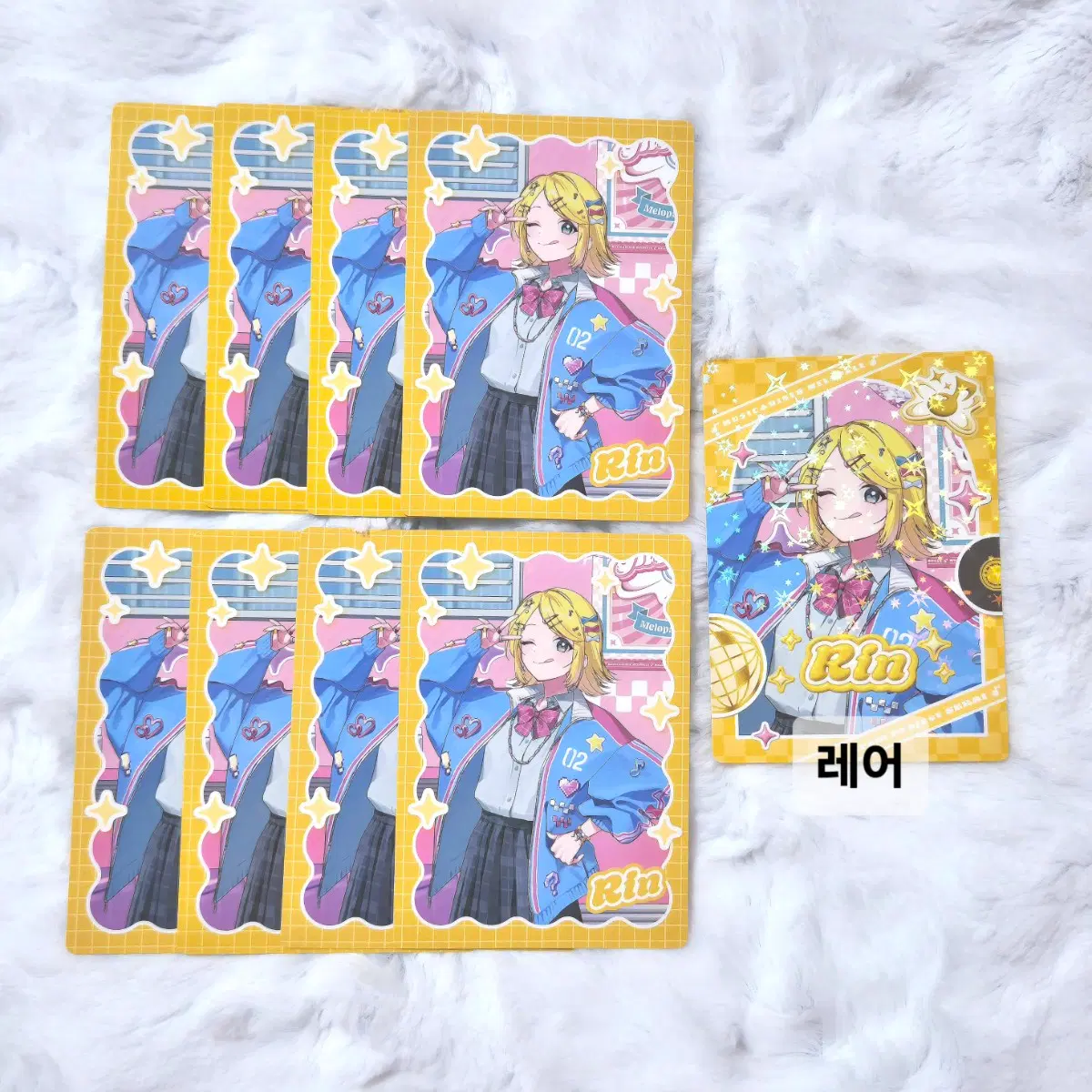 보컬로이드 카가미네 린 프로세카 프세카 메로파레 카페 트레카 레어 포토카드