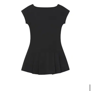 미세키서울 Pleats button mini onepiece BLACK 1 | 미니 원피스