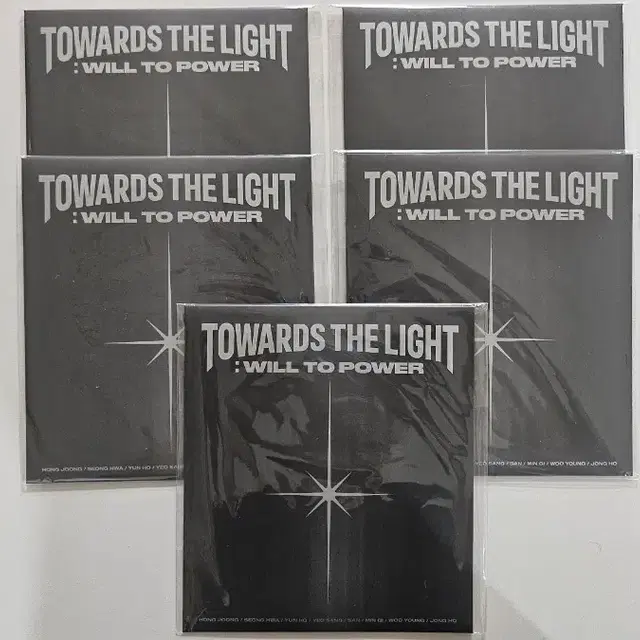 에이티즈 WILL TO POWER PHOTO SET 윌 투 파워 월드투어 콘서트 팝업 MD 포토세트 민기 윤호 여상 우영 종호(미개봉)