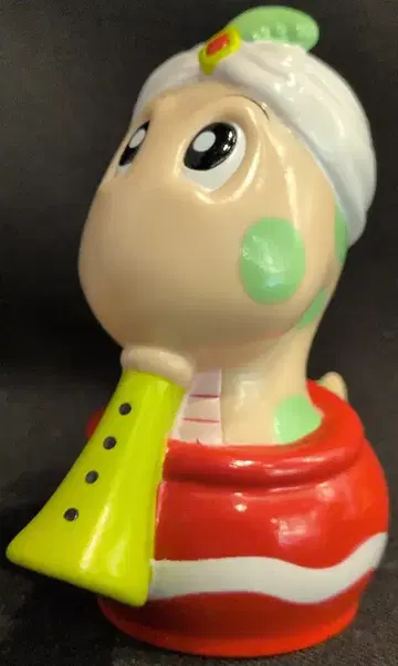 JA/신용금고 십이지 저금통 뱀의 뱀술사/피리/항아리 130mm