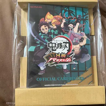 미사용 새상품!!! 귀멸의 칼날 니치린 배틀 슬래시 OFFICIALCARDBINDER