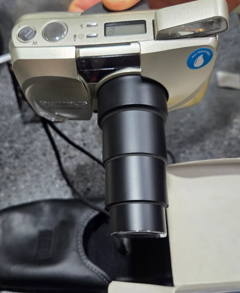 올림푸스 뮤 줌 140 풀박 카메라 민트급