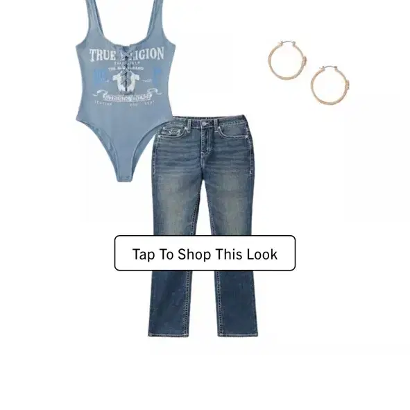 true religion Washed Lace-Up Bodysuit 바디수트