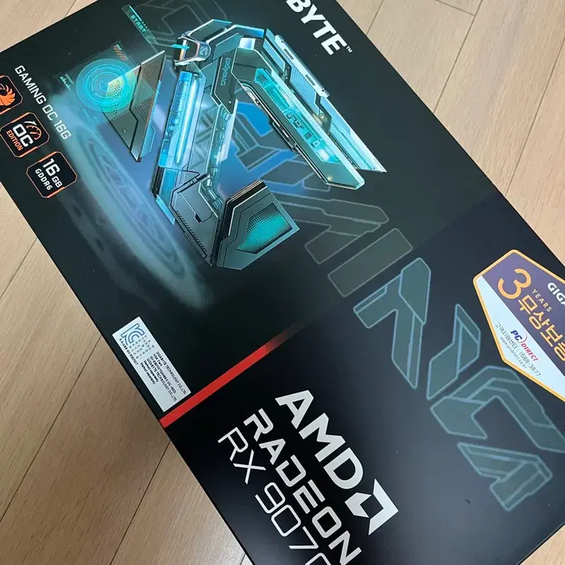 기가바이트 AMD 라데온 RX 9070 XT 게이밍 OC 16GB
