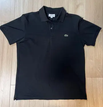 LACOSTE 라코스테 L.12.12 피케 셔츠 블랙