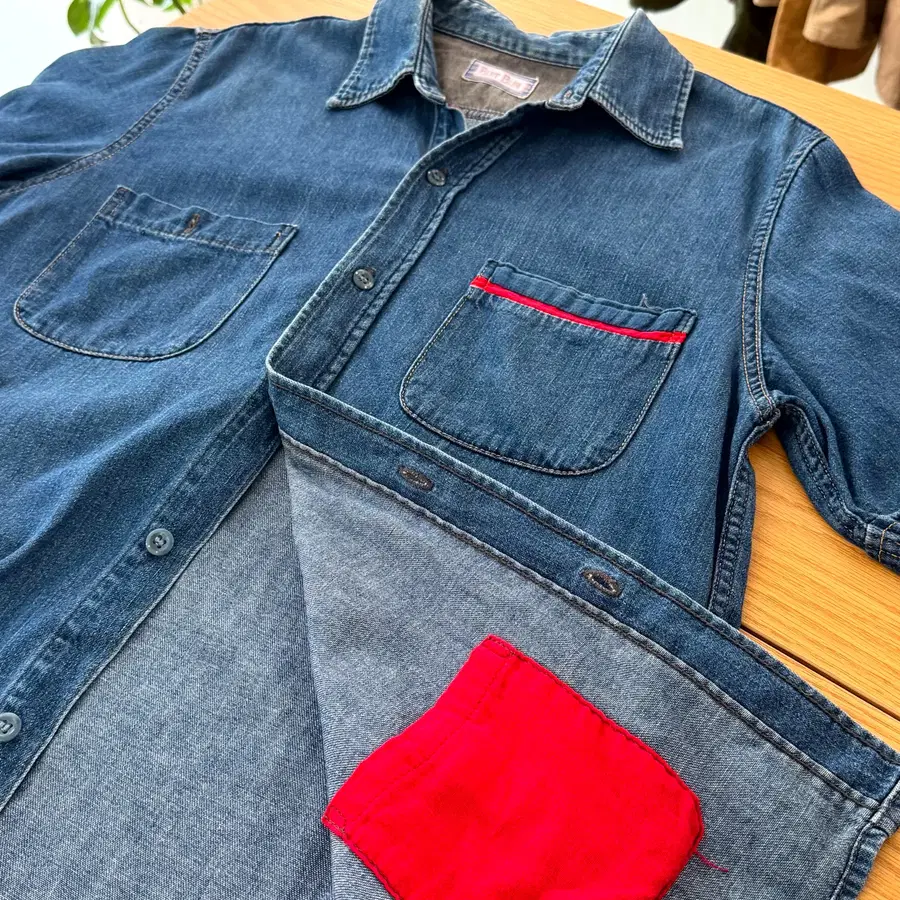 Blue Blue Denim Pocket Shirt (Made In Japan)