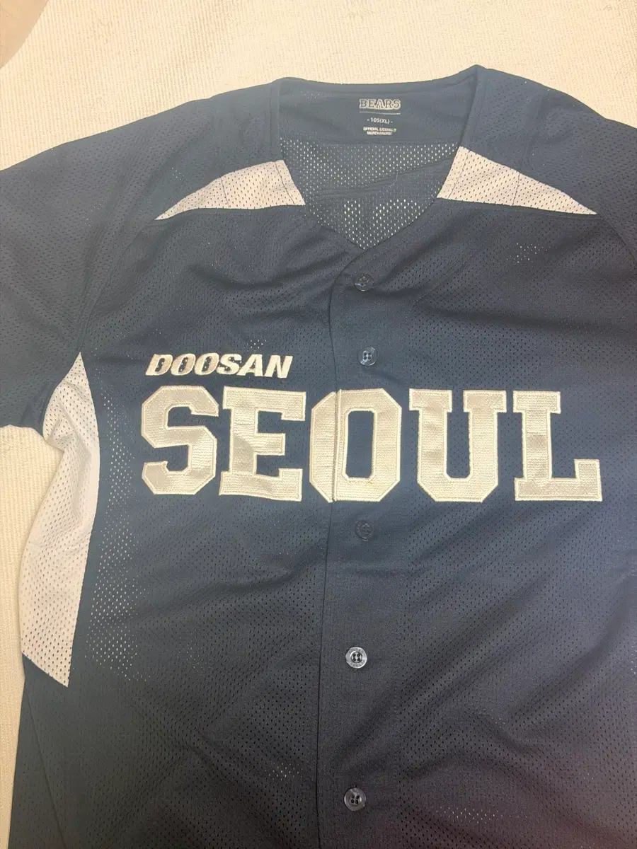 두산베어스 올드 서울 유니폼 양의지 마킹
