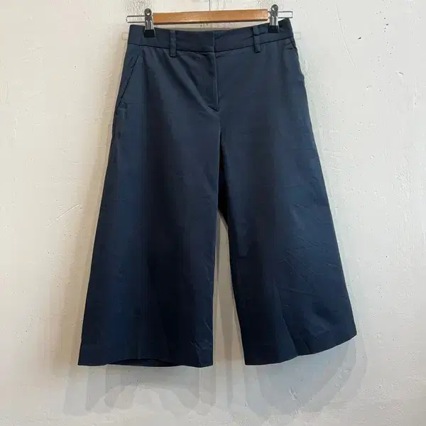 THEORY 띠어리 재팬 와이드 팬츠 네이비 Made in JAPAN