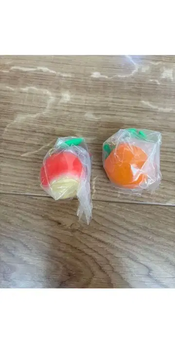 모동숲 동물의 숲 후르츠 캡슐 토이 가챠 사과 귤 2개 세트