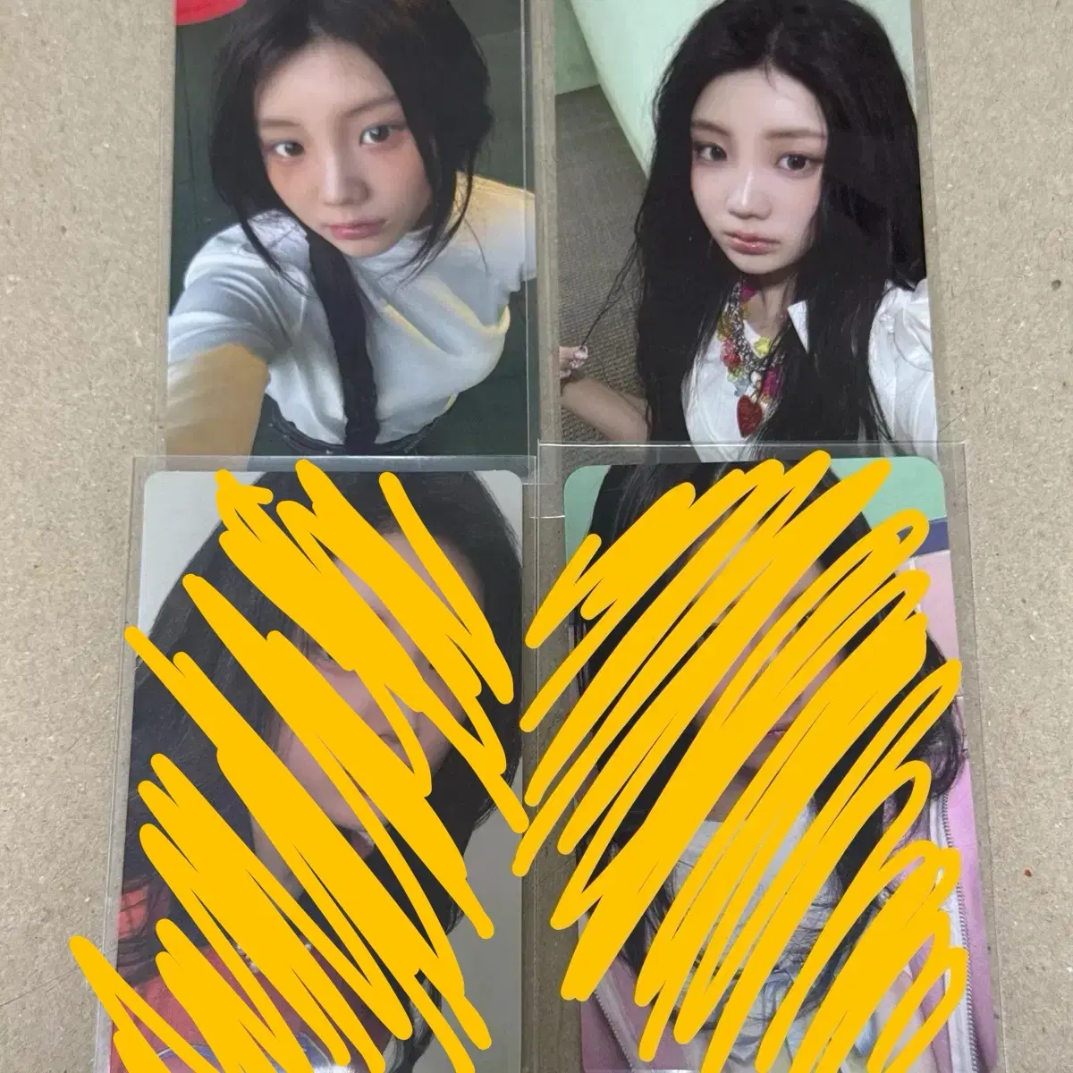아일릿 원희 미공포 포카 장당 0.5 일괄 2.0