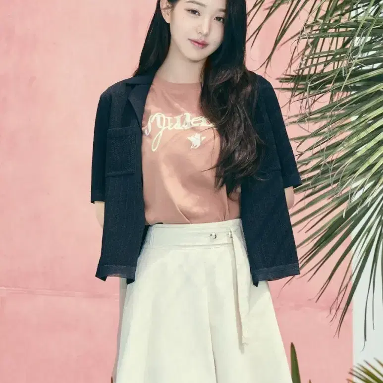 SJSJ 반팔 카라 가디건