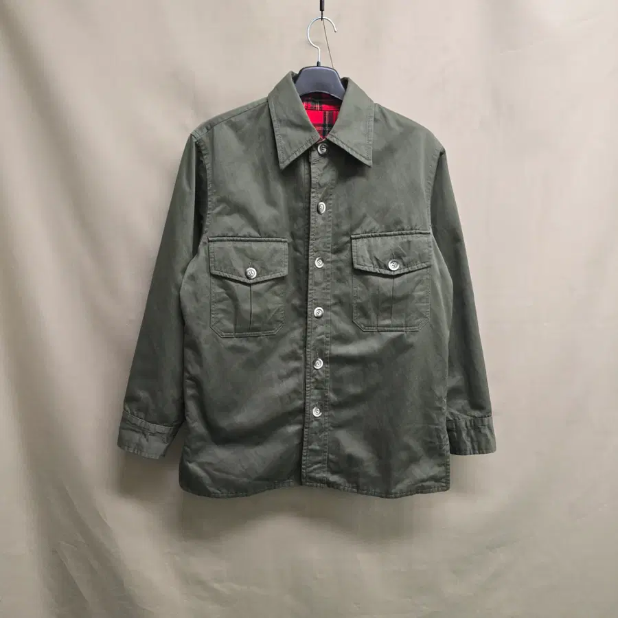 80s DUNLOP Masters 빈티지 던롭 울 타탄 리버시블 셔츠 재킷
