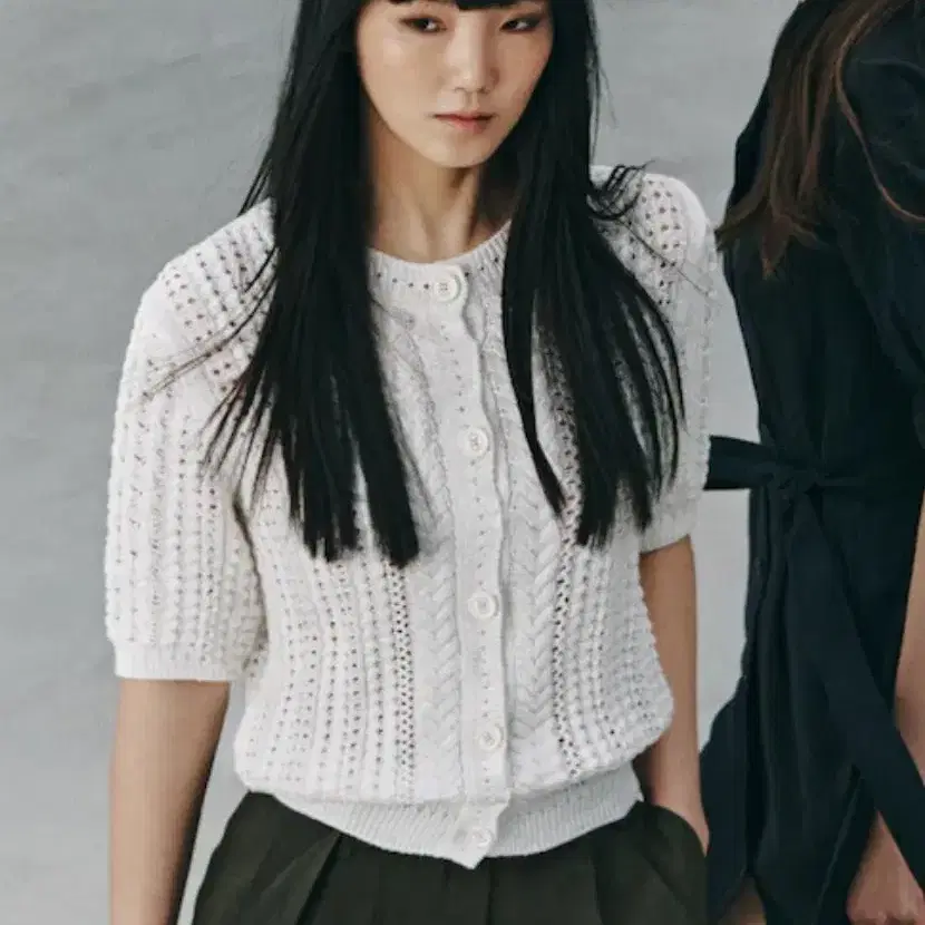 빈폴 스카시 코튼 가디건