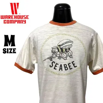 웨어하우스 SEABEE 시비즈 트림 링거 T셔츠 4601 슬라브