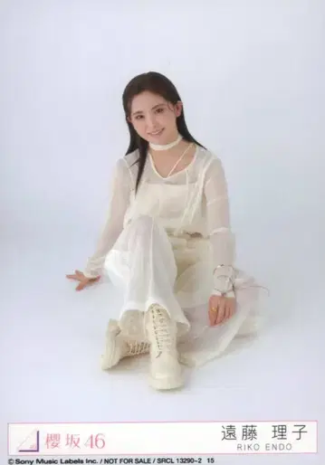 사쿠라자카46 Addiction 엔도 리코 봉입 혜택 브로마이드 A 앉은 모습