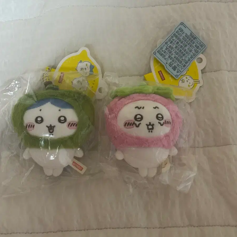 치이카와 중국 미니소 한정 과일모자 마스코트 팔아요