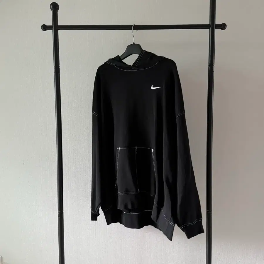 나이키 nike 스우시 블랙 후드티