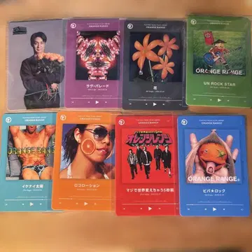 ORANGE RANGE 싱글 자켓풍 카드 8종 세트 NAOTO