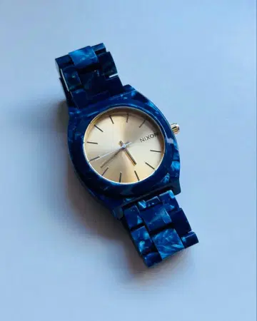 [ 배터리 새상품급의 새상품 ] NIXON의 TIME TELLER 추천 블루칼라!