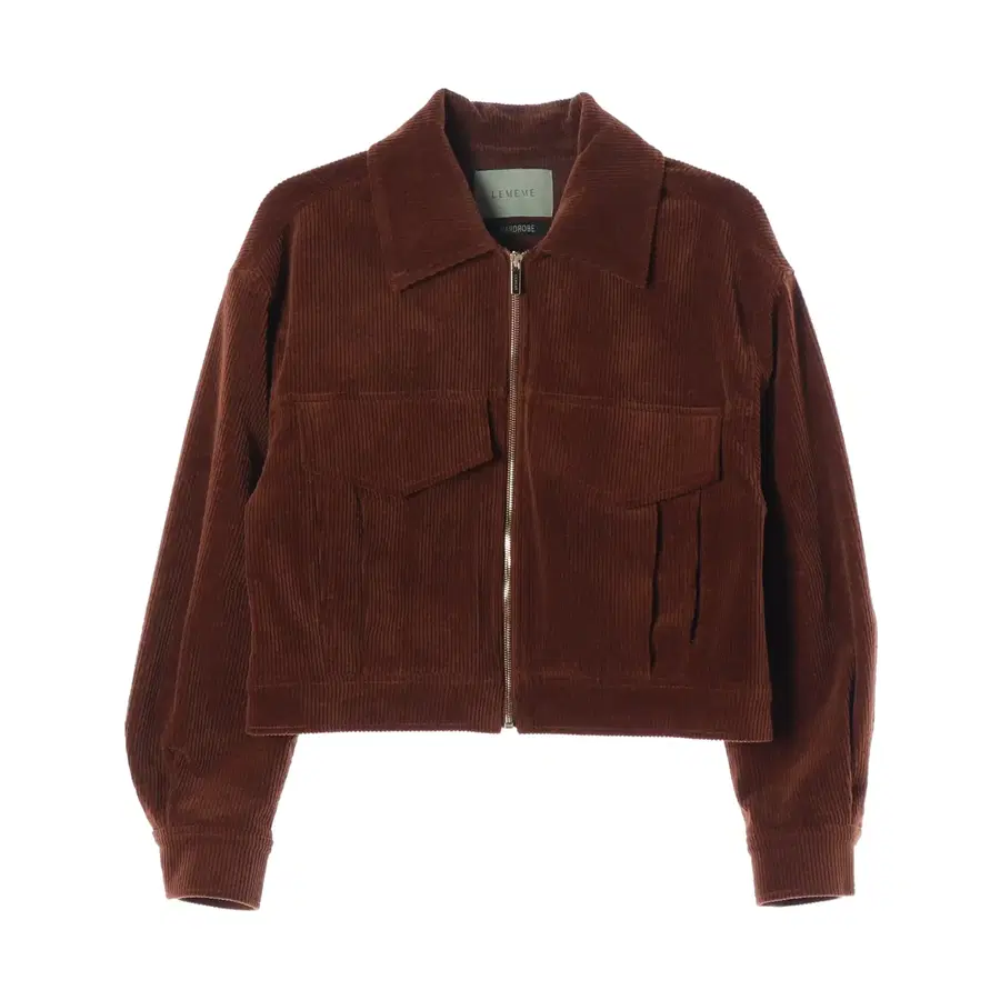 르메메 23FW Conpana 꼰파냐 점퍼 코듀로이 지퍼 재킷 브라운