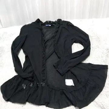 M'S GRACY 블랙 가디건 40 리본