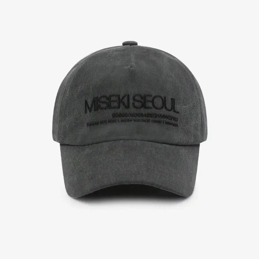 미세키서울 볼캡 차콜