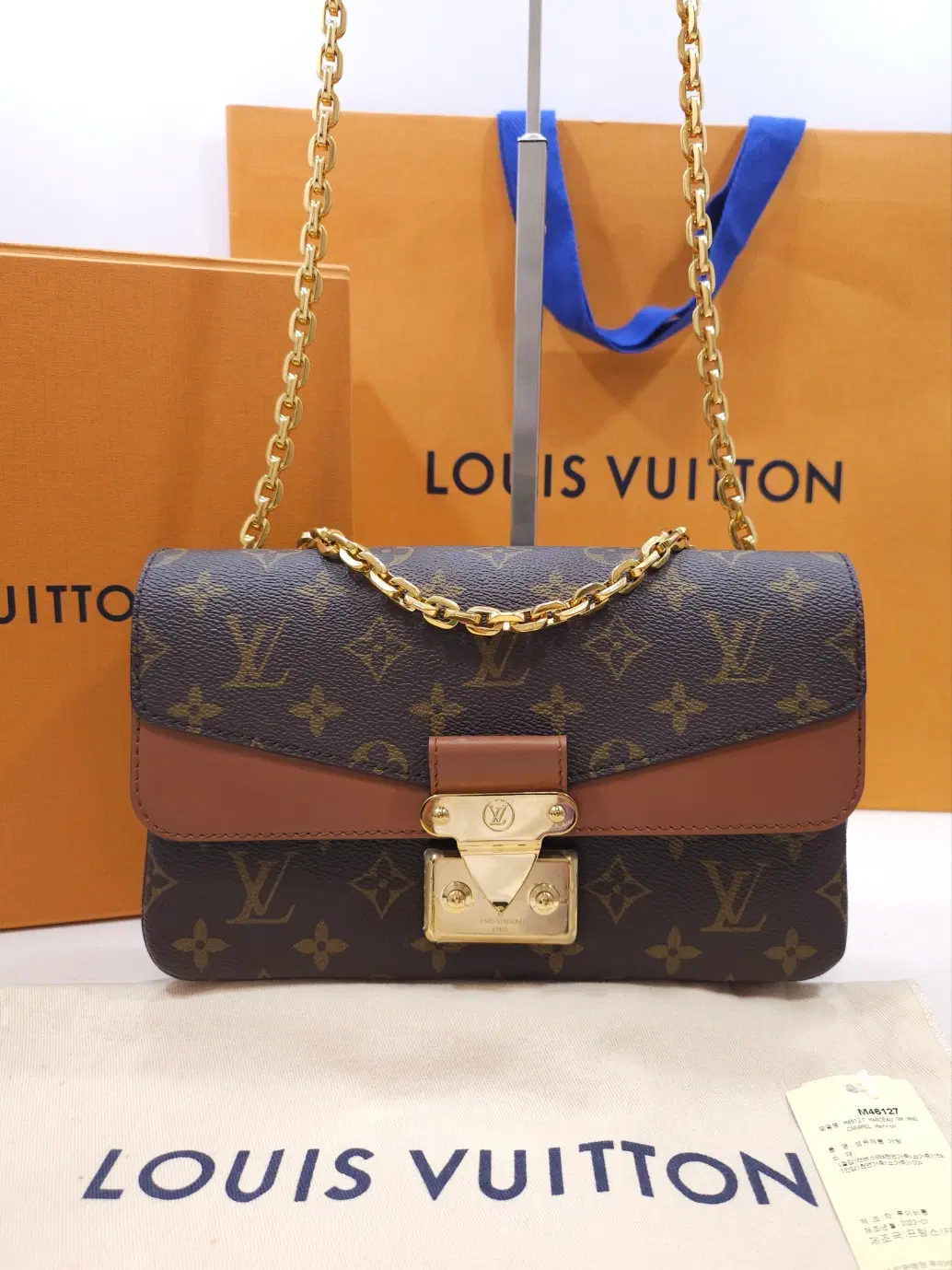 Louis Vuitton Marceau Monogram Chain Shoulder Bag M46127
