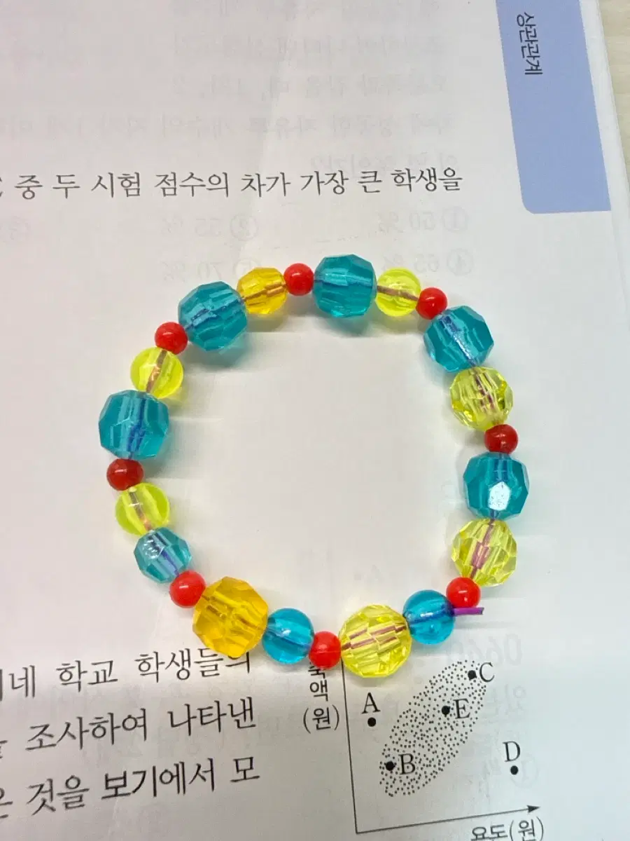 너가 젤리뻐 핸드메이드 비즈팔찌