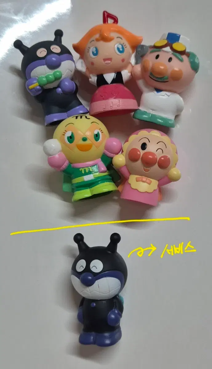 호빵맨 손가락 피규어