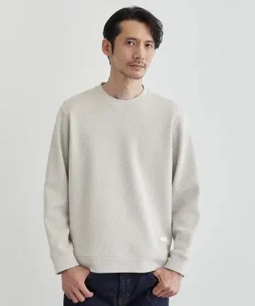 다케오 키쿠치 [ 비슈 직조 ] 크루넥 티셔츠