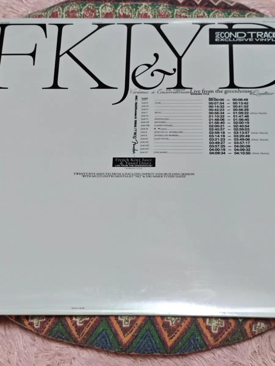 (미개봉) FKJ & YUSSEF DAYES LP