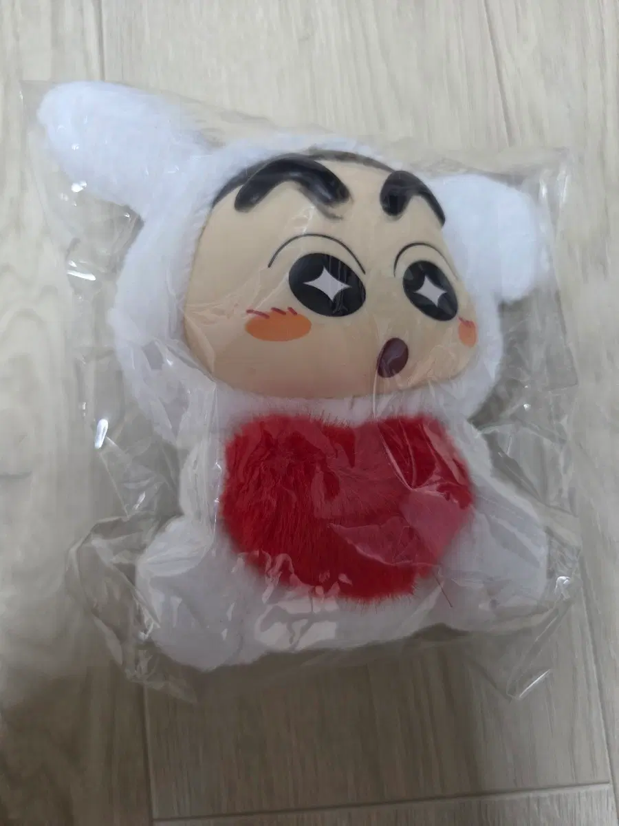 짱구 토끼 하트 인형