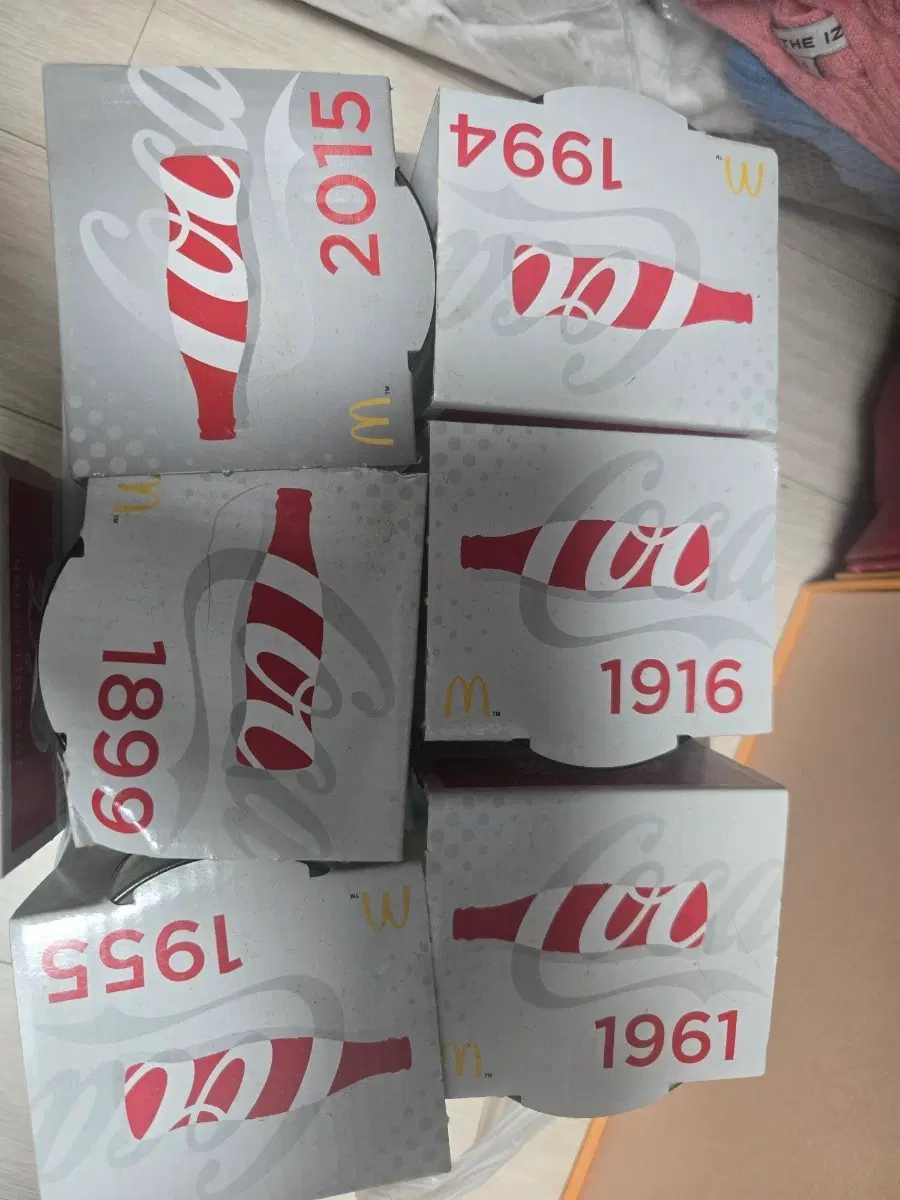 코카콜라 맥도날드 콜라보레이션 박스 7종 세트